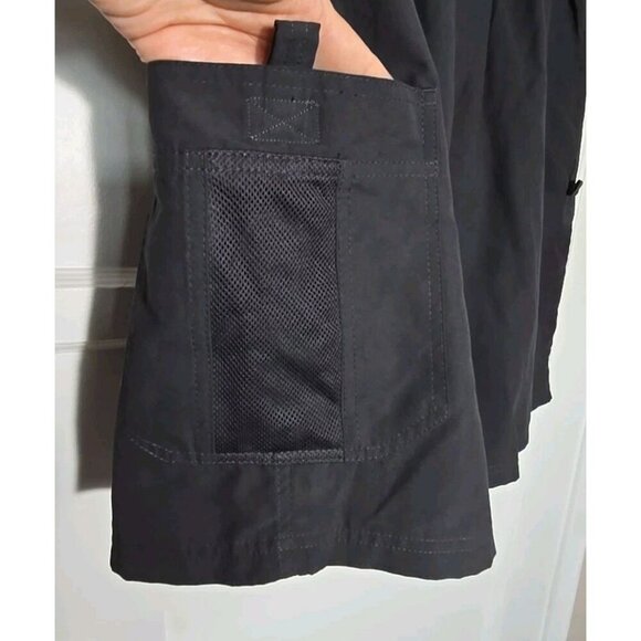 AVIA Mens Size Large Black Lightweight Cargo Hiking Athletic Performance Shorts - Picture 5 of 10